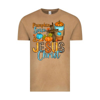 Pumpkin Spice And Jesus Christ Vintage Tee | Teevron