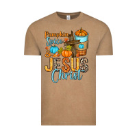 Vintage Coffee Pumpkin spice and Jesus Christ Vintage Tee - RanaPortraitStore