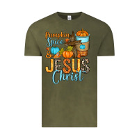 Vintage Olive Pumpkin spice and Jesus Christ Vintage Tee - RanaPortraitStore