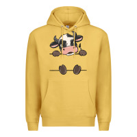 Antique Gold custom cow Premium Hoodie - MaliasSmallBusiness