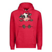 Cardinal custom cow Premium Hoodie - MaliasSmallBusiness