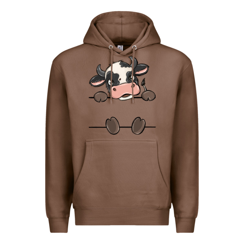 Custom Cow Premium Hoodie by MaliasSmallBusiness | Teevron