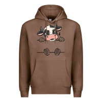Chestnut custom cow Premium Hoodie - MaliasSmallBusiness