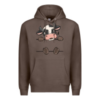 Coffee custom cow Premium Hoodie - MaliasSmallBusiness