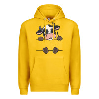 Lemon custom cow Premium Hoodie - MaliasSmallBusiness