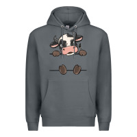 Rock custom cow Premium Hoodie - MaliasSmallBusiness