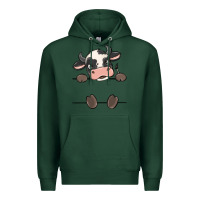Sports Green custom cow Premium Hoodie - MaliasSmallBusiness