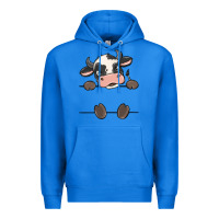 True Royal custom cow Premium Hoodie - MaliasSmallBusiness