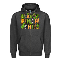 Charcoal Heather St. Patrick's Can't pinch this Zipper Hoodie - OliviaCreatesArt