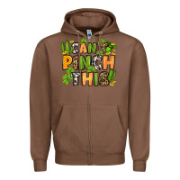Chestnut St. Patrick's Can't pinch this Zipper Hoodie - OliviaCreatesArt