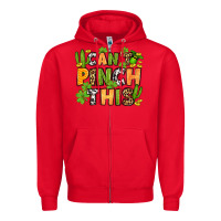 Red St. Patrick's Can't pinch this Zipper Hoodie - OliviaCreatesArt