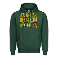 Sports Green St. Patrick's Can't pinch this Zipper Hoodie - OliviaCreatesArt
