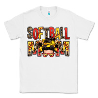 White softball mom messy bun Classic Tee - Zillion Design Studio