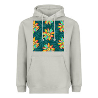 Moon Dust colorful tropical flowers seamless pattern Heavyweight Hoodie - BundleAndBundleShop