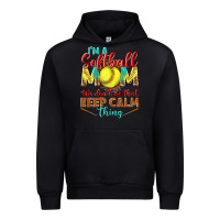 I'm A Softball Mom We Don't Do That Keep Calm Urban Hoodie | Teevron