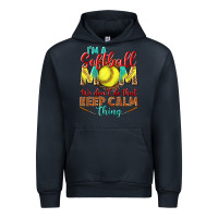 Navy I'm a Softball mom we don't do that keep calm Urban Hoodie - BundleAndBundleShop