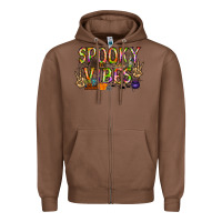 Chestnut spooky vibes Zipper Hoodie - RacoonDesign