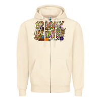 Sandshell spooky vibes Zipper Hoodie - RacoonDesign