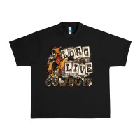 Black long live cowboys Urban Heavy Tee - Zillion Design Studio