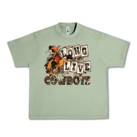 Oil Green long live cowboys Urban Heavy Tee - Zillion Design Studio