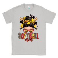 Moon Dust softball mom messy bun Classic Tee - Zillion Design Studio