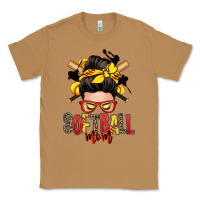 Toasted Coconut softball mom messy bun Classic Tee - Zillion Design Studio