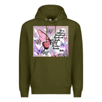 Army Green bible verse Premium Hoodie - MaliasSmallBusiness