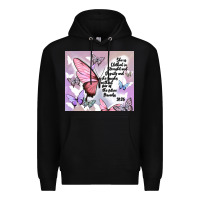 Black bible verse Premium Hoodie - MaliasSmallBusiness