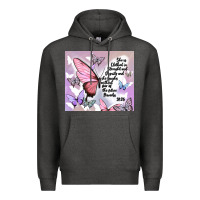 Charcoal Heather bible verse Premium Hoodie - MaliasSmallBusiness
