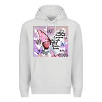 Dove Grey bible verse Premium Hoodie - MaliasSmallBusiness