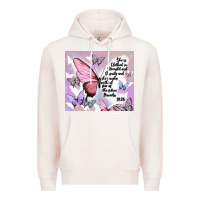 Pale Pink bible verse Premium Hoodie - MaliasSmallBusiness