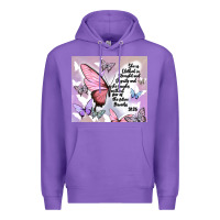 Purple bible verse Premium Hoodie - MaliasSmallBusiness