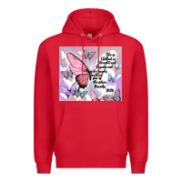 Red bible verse Premium Hoodie - MaliasSmallBusiness