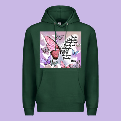 Bible Verse Premium Hoodie Designed By Maliassmallbusiness