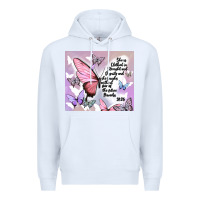White bible verse Premium Hoodie - MaliasSmallBusiness