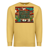 Antique Gold wild chıld aztec gemstone and cactus Premium Sweatshirt - Artiststas