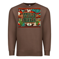 Chestnut wild chıld aztec gemstone and cactus Premium Sweatshirt - Artiststas