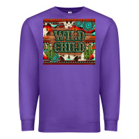 Purple wild chıld aztec gemstone and cactus Premium Sweatshirt - Artiststas