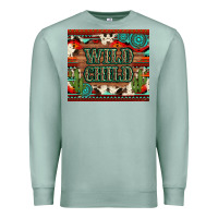 Seafoam wild chıld aztec gemstone and cactus Premium Sweatshirt - Artiststas