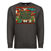 Smoke wild chıld aztec gemstone and cactus Premium Sweatshirt - Artiststas