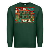 Sports Green wild chıld aztec gemstone and cactus Premium Sweatshirt - Artiststas