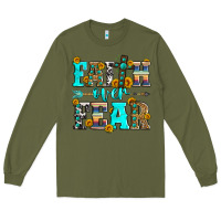 Army Green faith over fear Long Sleeve Tee - Zillion Design Studio