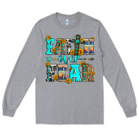 Heather Grey faith over fear Long Sleeve Tee - Zillion Design Studio