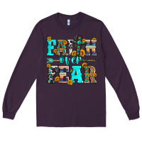 Plum faith over fear Long Sleeve Tee - Zillion Design Studio