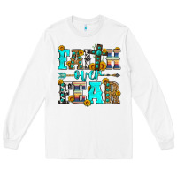 White faith over fear Long Sleeve Tee - Zillion Design Studio