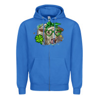 True Royal Charolais St. Patrick's Day Zipper Hoodie - OliviaCreatesArt