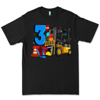 Black forklift birthday three Premium Tee - Artiststas