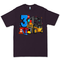 Plum forklift birthday three Premium Tee - Artiststas