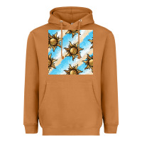 Meerkat leopard sun seamless pattern Heavyweight Hoodie - BundleAndBundleShop