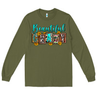 Army Green beautiful crazy Long Sleeve Tee - Zillion Design Studio